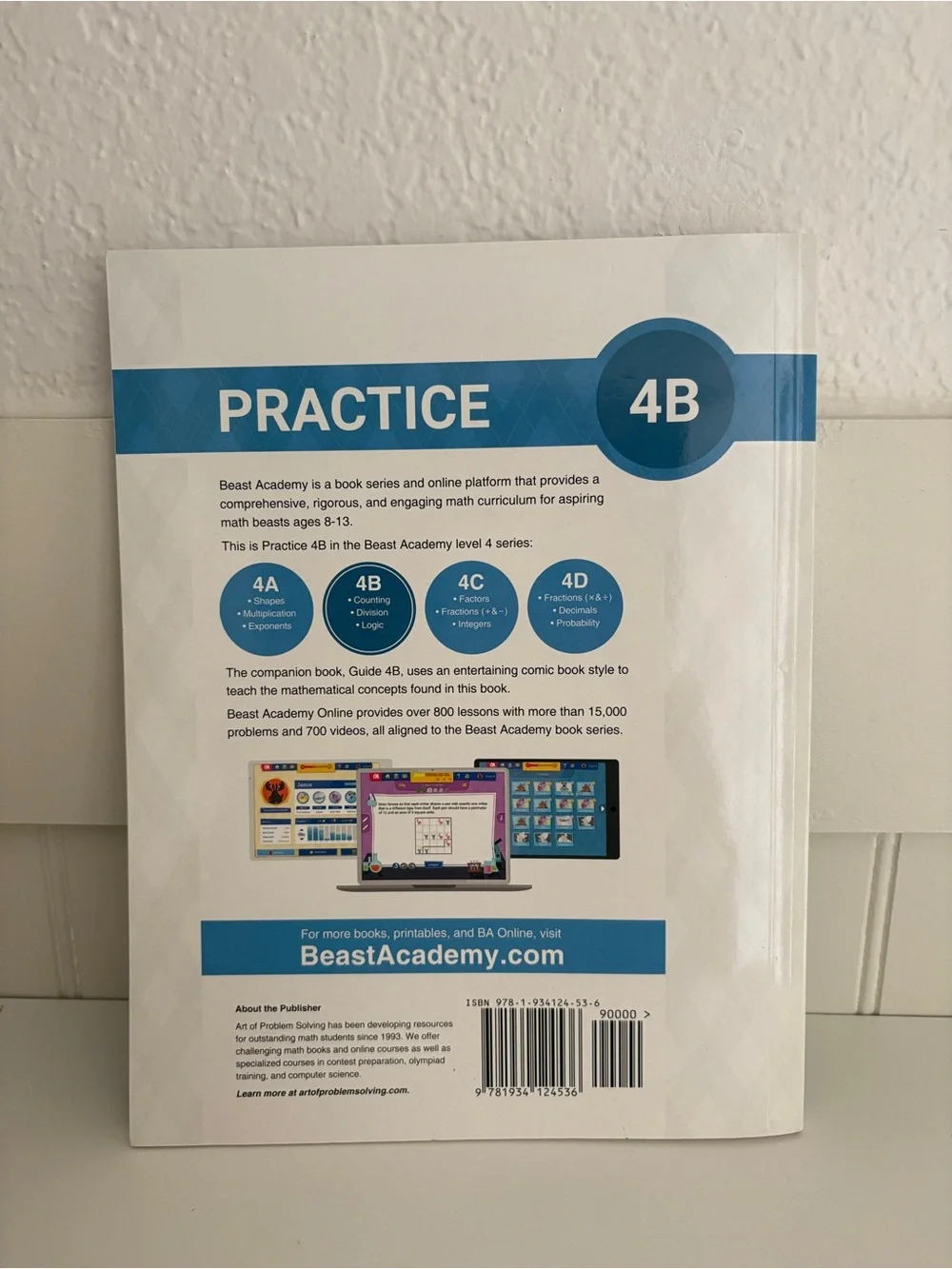 NEW Beast Academy Math Practice 4B - Kids Workbook • homeschool curriculum